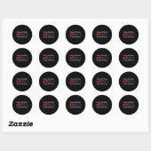 Patriotten Ronde Sticker (Vel)