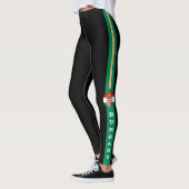Patriotten van Hongaarse vlag en Hongaarse mode Leggings (Links)