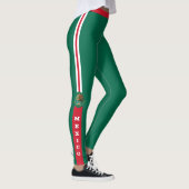 Patriotten van Mexicaanse vlag en mode van Mexico/ Leggings (Rechts)