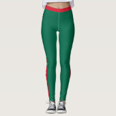 Patriotten van Mexicaanse vlag en mode van Mexico/ Leggings (Voorkant)