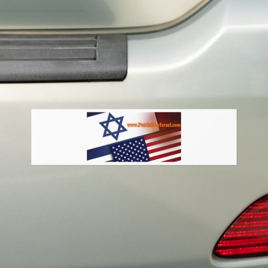 Patriotten voor Israël Bumpersticker (Op auto)