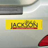 Patriotten voor Jackson voor gouverneur Bumper Sti Bumpersticker (Op auto)