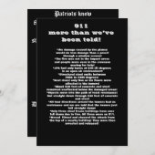 Patriotten weten het (Voorkant / Achterkant)