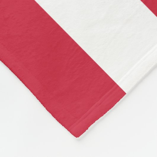 Patriottic 4 Photo Collage American Flag Monogram  Fleece Deken (Hoek)