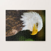 Patriottic Adult American Bald Eagle Legpuzzel (Horizontaal)