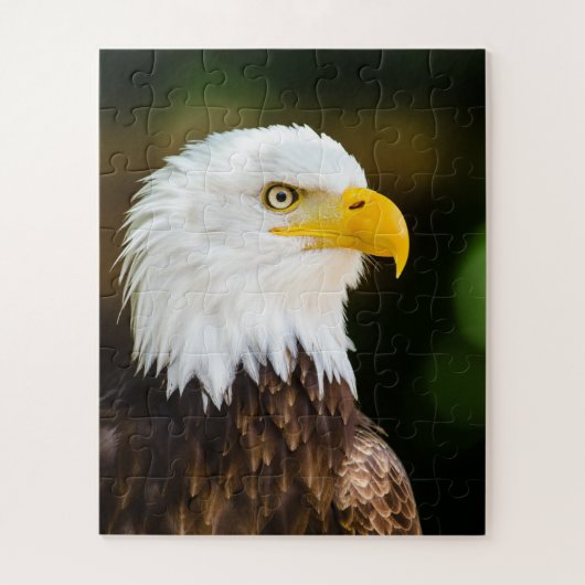Patriottic Adult American Bald Eagle Legpuzzel (Verticaal)