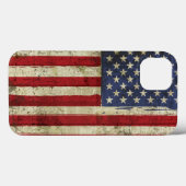 Patriottic America Grunge Flag Case-Mate iPhone Case (Achterkant (horizontaal))