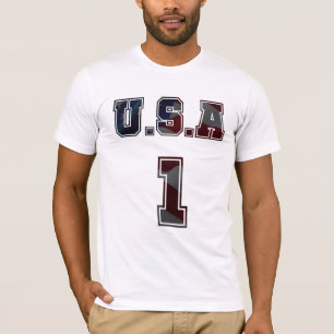 Patriottic America, nummer 1 T-shirt