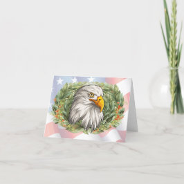Patriottic American Eagle Note Card Bedankkaart