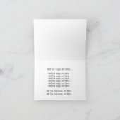 Patriottic American Eagle Note Card Bedankkaart (Binnen)