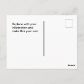 Patriottic American Eagle Post Briefkaart (Achterkant)