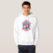 Patriottic American Foxhound Hoodie (Voorkant volledig)