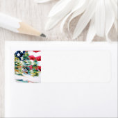 Patriottic American Return Address Label (Insitu)