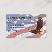 Patriottic Americana Theme Businesscards Visitekaartje (Voorkant)