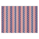 Patriottic Americana USA Flag Stars and Stripes Tafelkleed (Voorkant (Horizontaal))