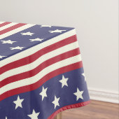 Patriottic Americana USA Flag Stars and Stripes Tafelkleed (Voorbeeld)