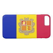 Patriottic Andorra Flag Case-Mate iPhone Case (Achterkant (Horizontaal))