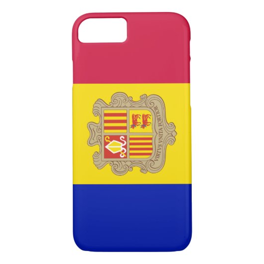 Patriottic Andorra Flag Case-Mate iPhone Case (Achterkant)