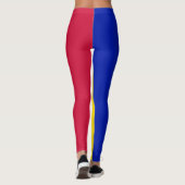 Patriottic Andorra Flag Leggings (Achterkant)