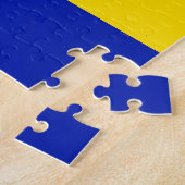 Patriottic Andorra Flag Legpuzzel (Zijkant)