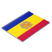 Patriottic Andorra Flag Notitieboek (Linkerzijde)