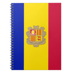 Patriottic Andorra Flag Notitieboek