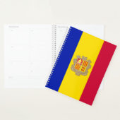 Patriottic Andorra Flag Planner (Display)