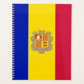 Patriottic Andorra Flag Planner (Voorkant)