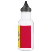 Patriottic Andorra Flag Waterfles (Rechts)