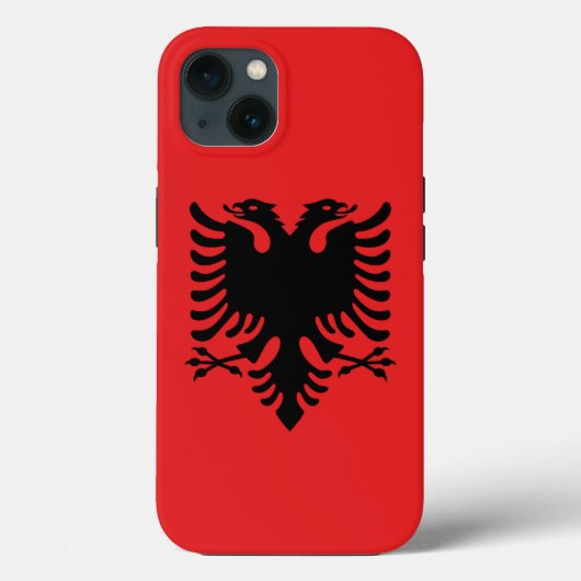 Patriottic Apple Hoesje-Mate, Albanië vlag Case-Mate iPhone Case (Achterkant)