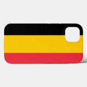 Patriottic Apple Hoesje-Mate, Belgische vlag Case-Mate iPhone Case (Achterkant (horizontaal))