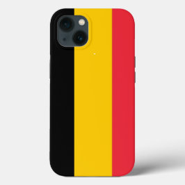 Patriottic Apple Hoesje-Mate, Belgische vlag Case-Mate iPhone Case