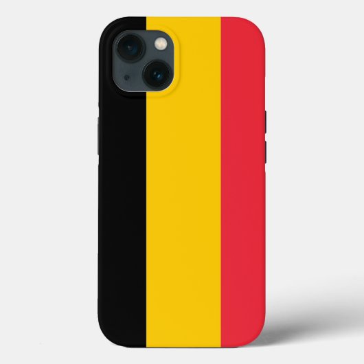 Patriottic Apple Hoesje-Mate, Belgische vlag Case-Mate iPhone Case (Achterkant)