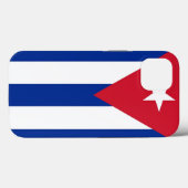 Patriottic Apple Hoesje-Mate, Cuba-vlag Case-Mate iPhone Case (Achterkant (horizontaal))