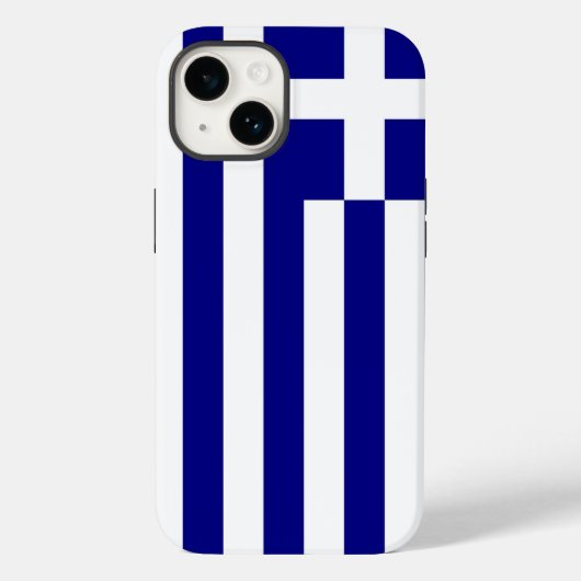 Patriottic Apple Hoesje-Mate, Griekenland Flag Hoe Case-Mate iPhone Case (Achterkant)