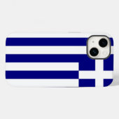 Patriottic Apple Hoesje-Mate, Griekenland Flag Hoe Case-Mate iPhone Case (Achterkant (horizontaal))