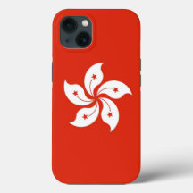 Patriottic Apple Hoesje-Mate, Hong Kong Flag