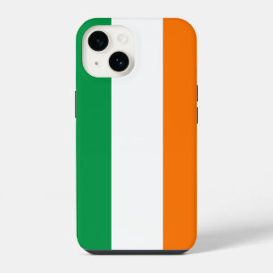 Patriottic Apple Hoesje-Mate, Ierse vlag Hoesje-Ma iPhone 14 Hoesje