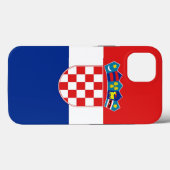 Patriottic Apple Hoesje-Mate, Kroatische vlag Case-Mate iPhone Case (Achterkant (horizontaal))