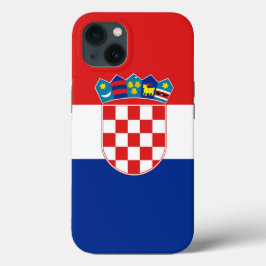 Patriottic Apple Hoesje-Mate, Kroatische vlag Case-Mate iPhone Case