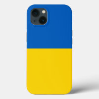 Patriottic Apple Hoesje-Mate, Oekraïense vlag