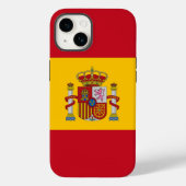 Patriottic Apple Hoesje-Mate, Spanje vlag Hoesje-M Case-Mate iPhone Case (Achterkant)