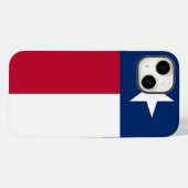 Patriottic Apple Hoesje-Mate, Texas flag Case-Mate iPhone Case (Achterkant (horizontaal))