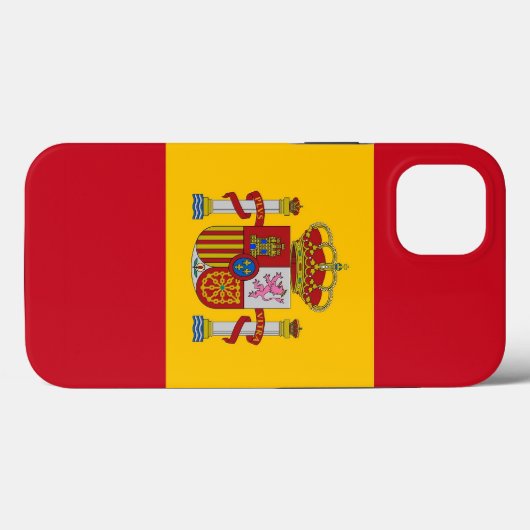 Patriottic Apple Hoesje-Mate, vlag Spanje Case-Mate iPhone Case (Achterkant (horizontaal))