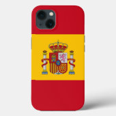 Patriottic Apple Hoesje-Mate, vlag Spanje Case-Mate iPhone Case (Achterkant)
