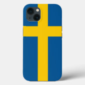 Patriottic Apple Hoesje-Mate, vlag Zweden Case-Mate iPhone Case (Achterkant)