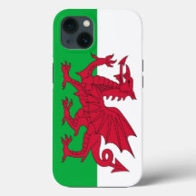Patriottic Apple Hoesje-Mate, Wales flag