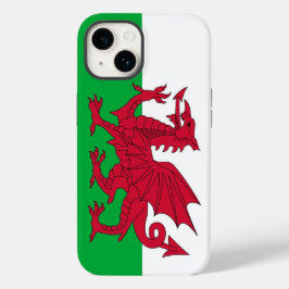 Patriottic Apple Hoesje-Mate, Wales flag Hoesje-Ma Case-Mate iPhone 14 Hoesje
