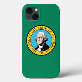 Patriottic Apple Hoesje-Mate, Washington flag Case-Mate iPhone Case