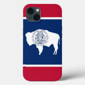 Patriottic Apple Hoesje-Mate, Wyoming flag Case-Mate iPhone Case (Achterkant)
